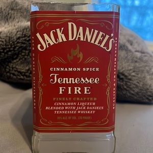 Selling handmade used liquor bottle candles
